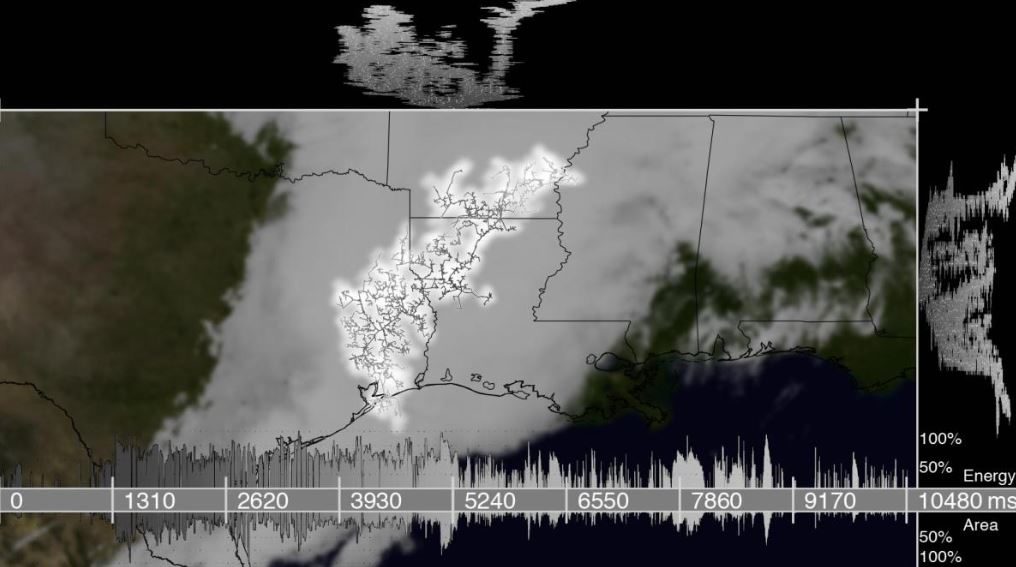 Click to enlarge Record spider lightning data