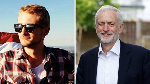 Click to enlarge (L) Tommy Corbyn (R) Labour Leader Jeremy Corbyn