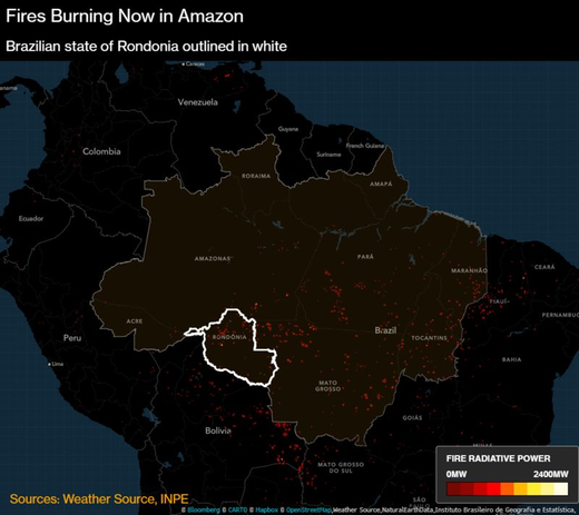 fires burning brazil
