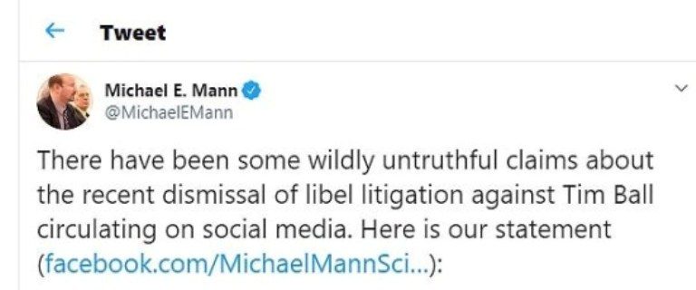 Mann tweet