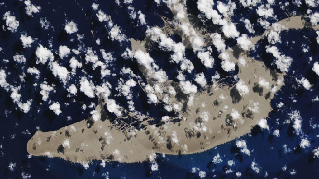 pumice volcano tonga
