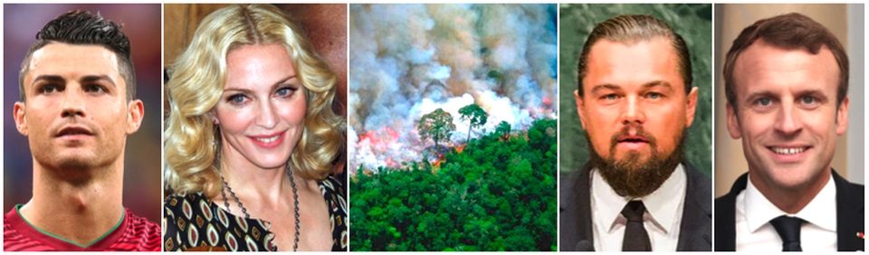 celebs amazon fires