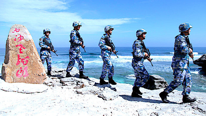 Chinese Army patrol