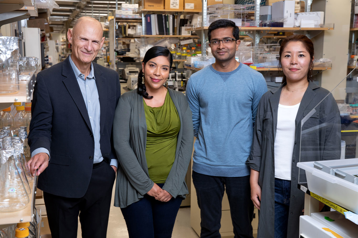 Click to enlarge Salk Gene-editing scientists