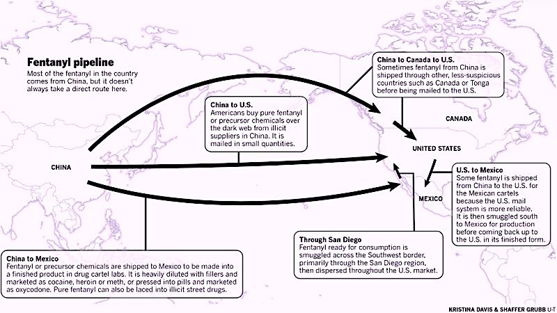 Click to enlarge Fetanyl pipeline map