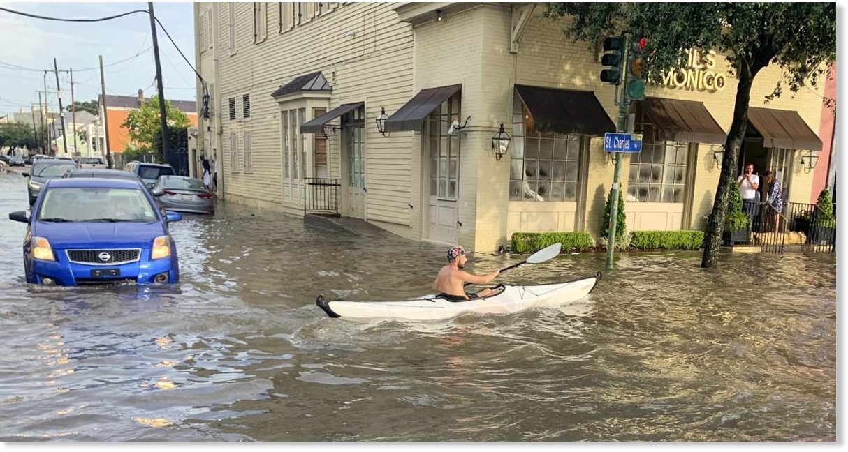 New Orleans streets flood again 5th serious episode in 2 years