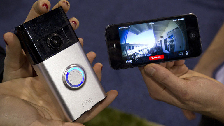 Click to enlarge Amazon's Ring doorbell