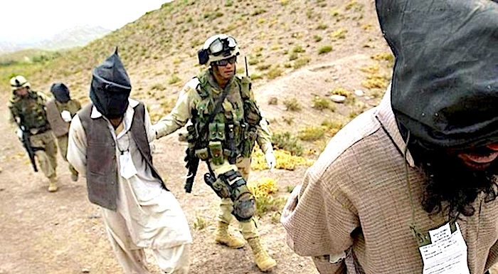 US troops/prisoners