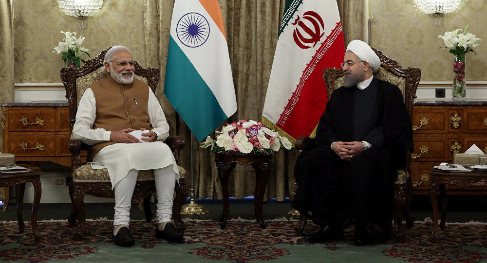 iran india flags