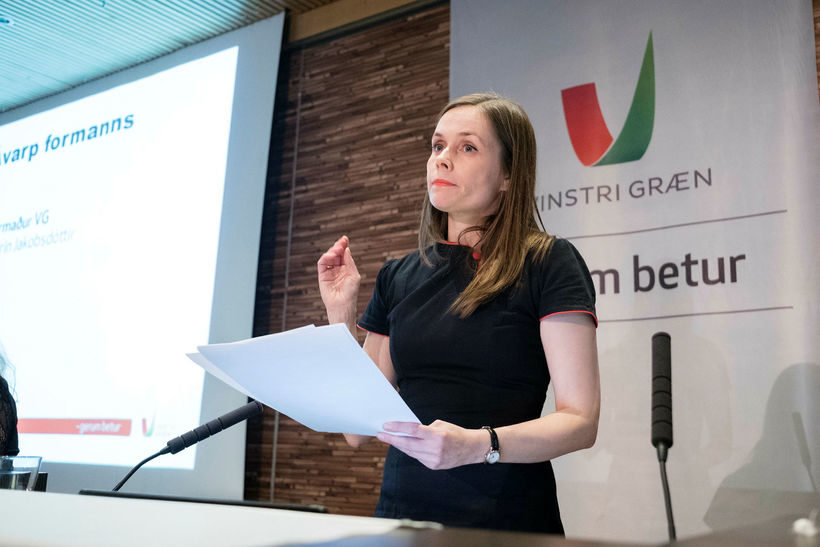 Click to enlarge Iceland prime minister Katrin Jakobsdottir