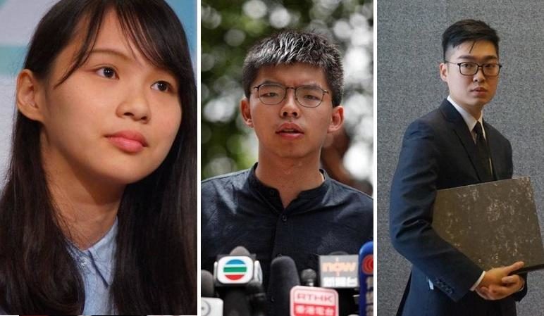 Agnes Chow, Nathan Law, Andy Chan, hong kong color revolution