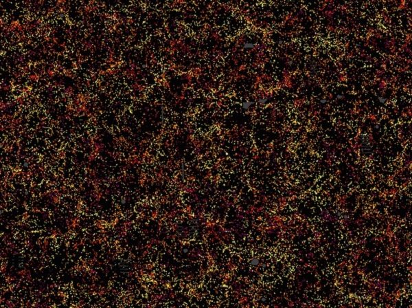 map of galaxies
