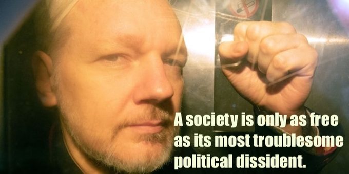 assange free society