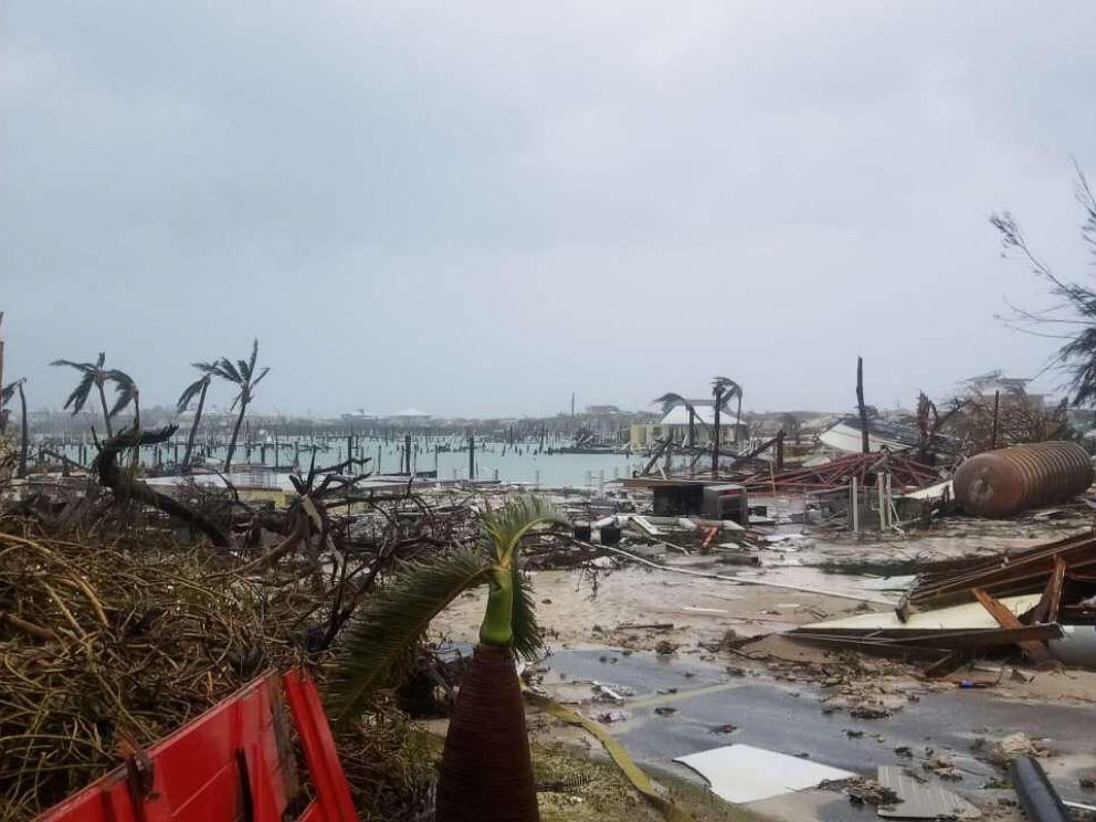 Hurricane Dorian damage
