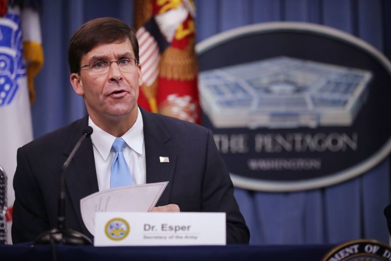 Click to enlarge Mark Esper