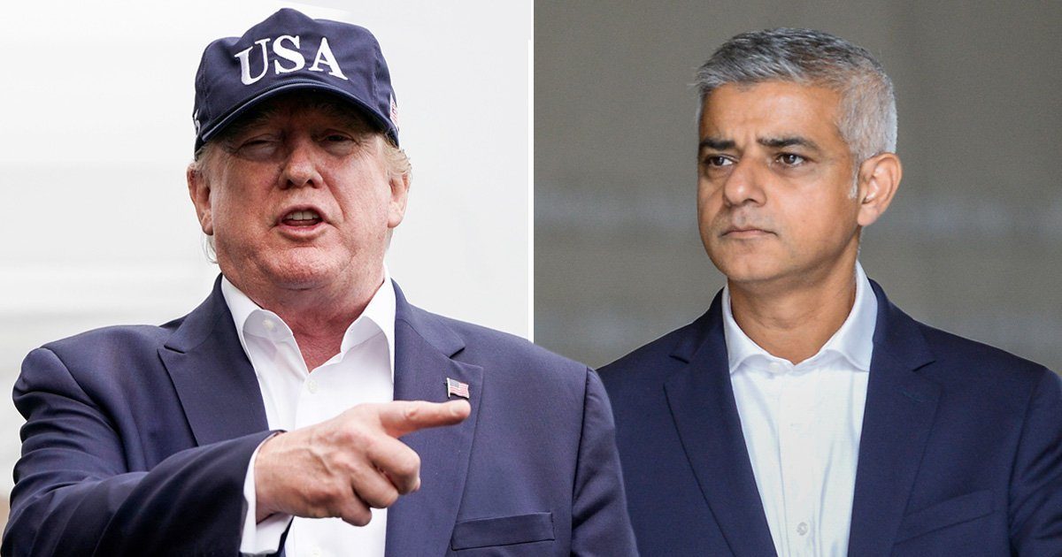 Trump Sadiq Khan