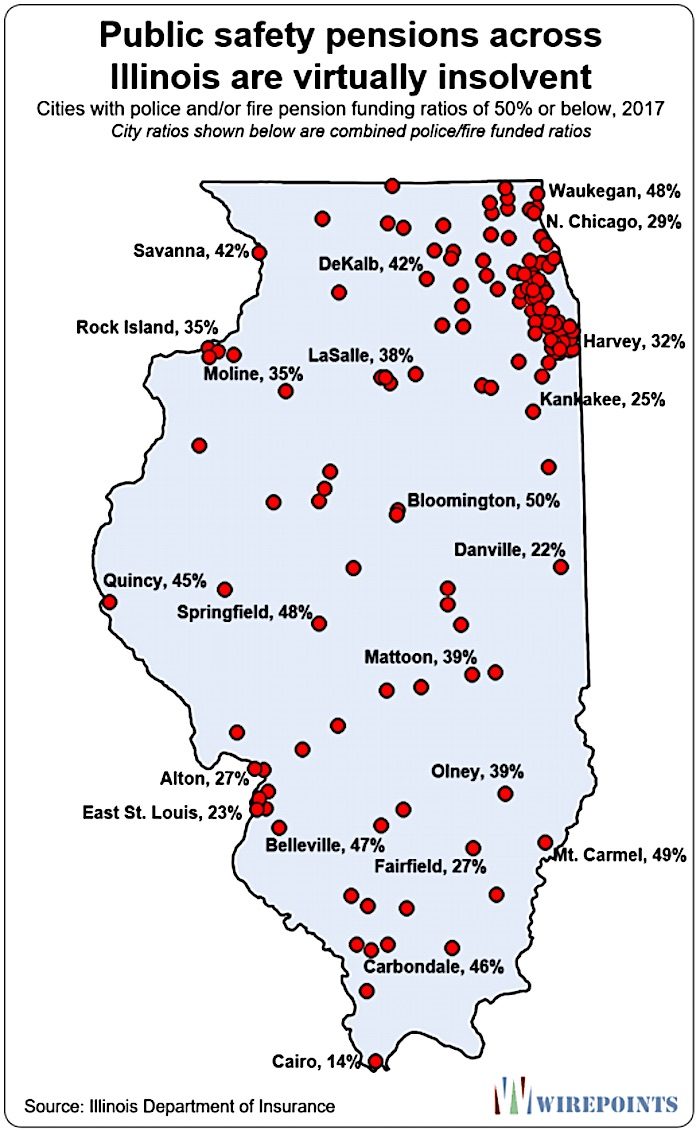 Click to enlarge Map Illinois