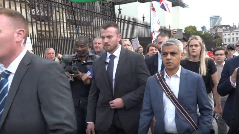 Click to enlarge London Mayor Sadiq Khan