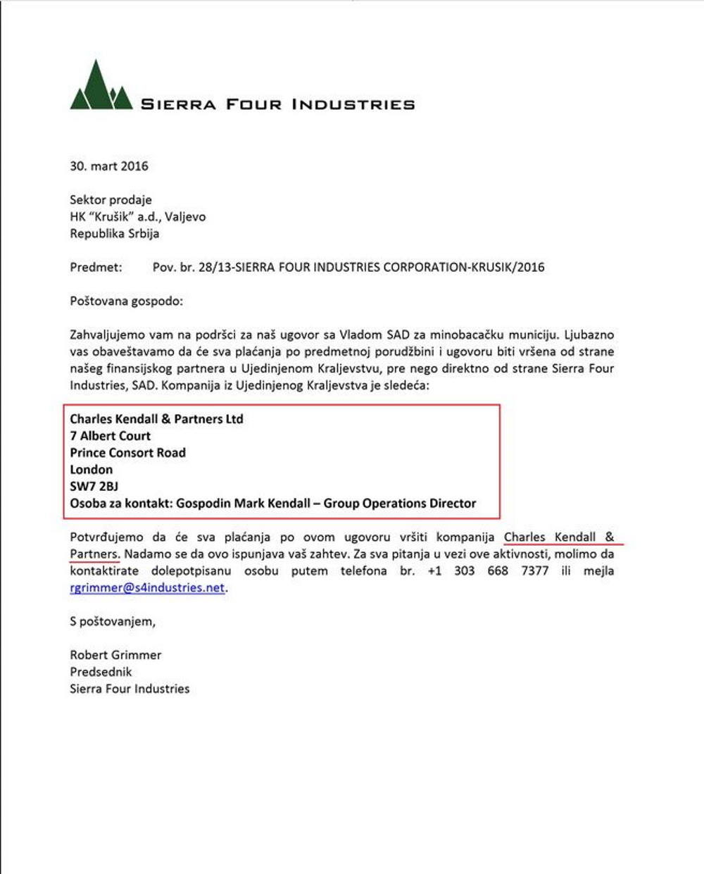 Click to enlarge arms dealer serbia Sierra