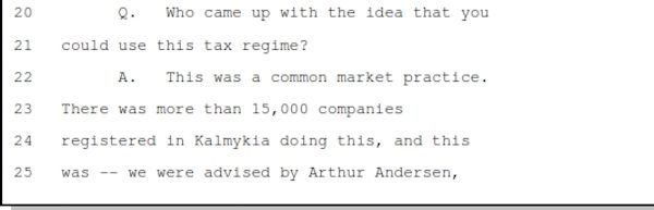 Click to enlarge Browder admits