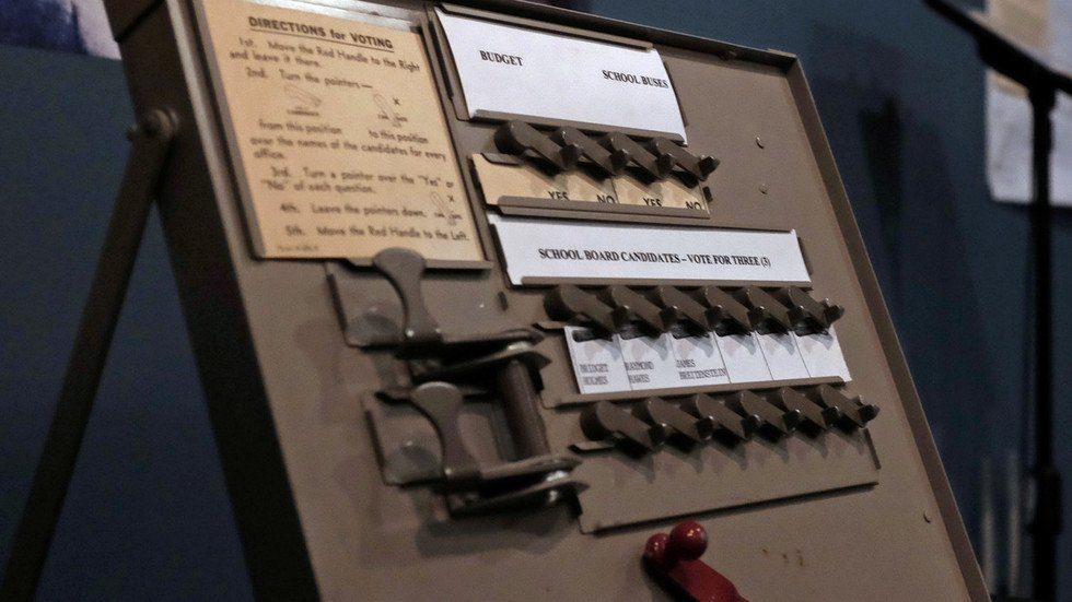 mechanical voting machine