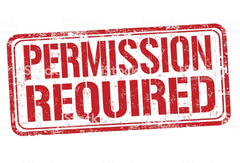 permission required