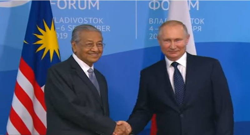 Click to enlarge Russia Malaysia Putin Mohamad