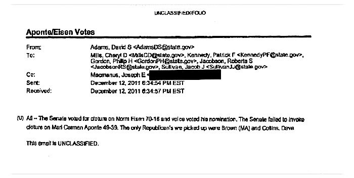 Hillary aponte/Elsen email