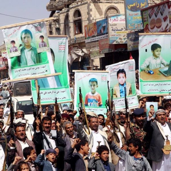 Houthis demonstration