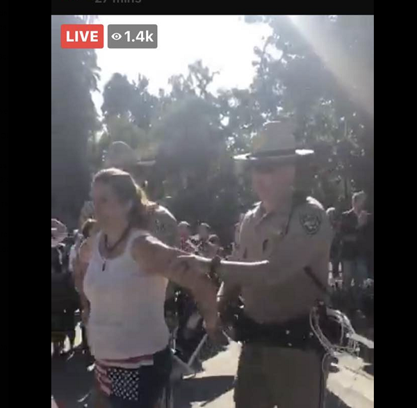 protest arrest