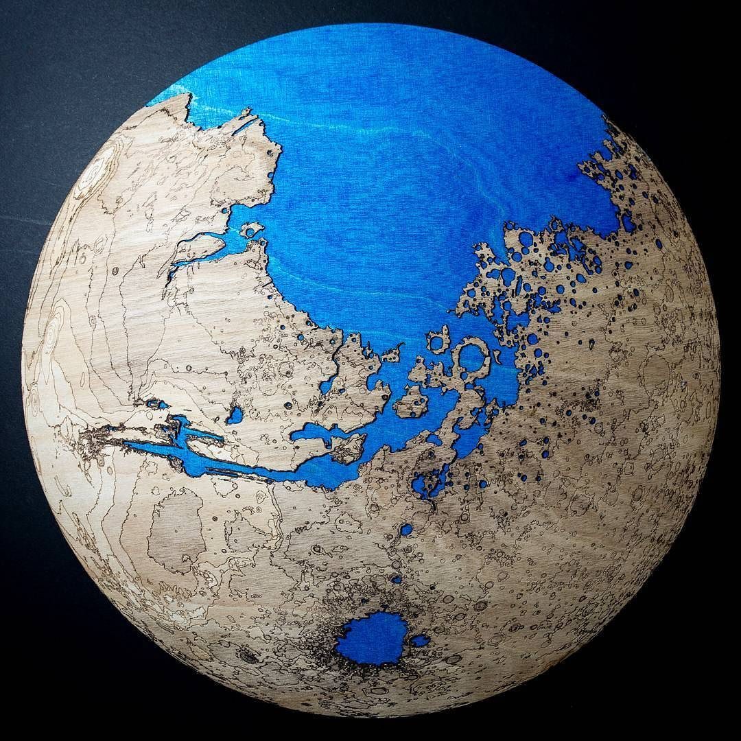 Mars with its ocean