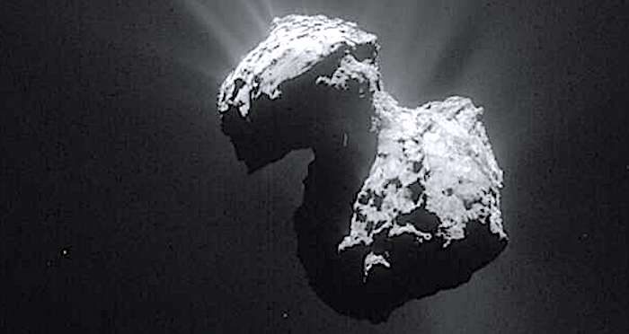 Click to enlarge Comet 67P/Churyumov-Gerasimenko