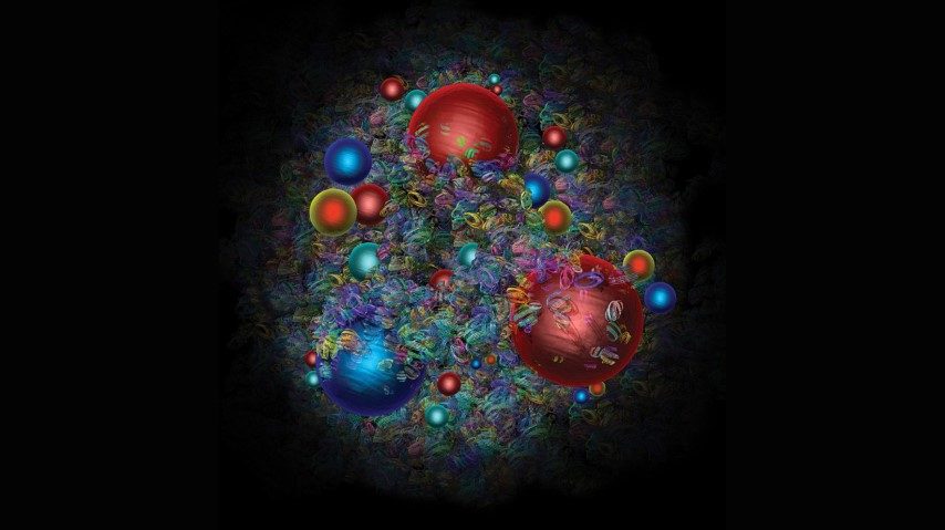 Click to enlarge proton quarks gluons