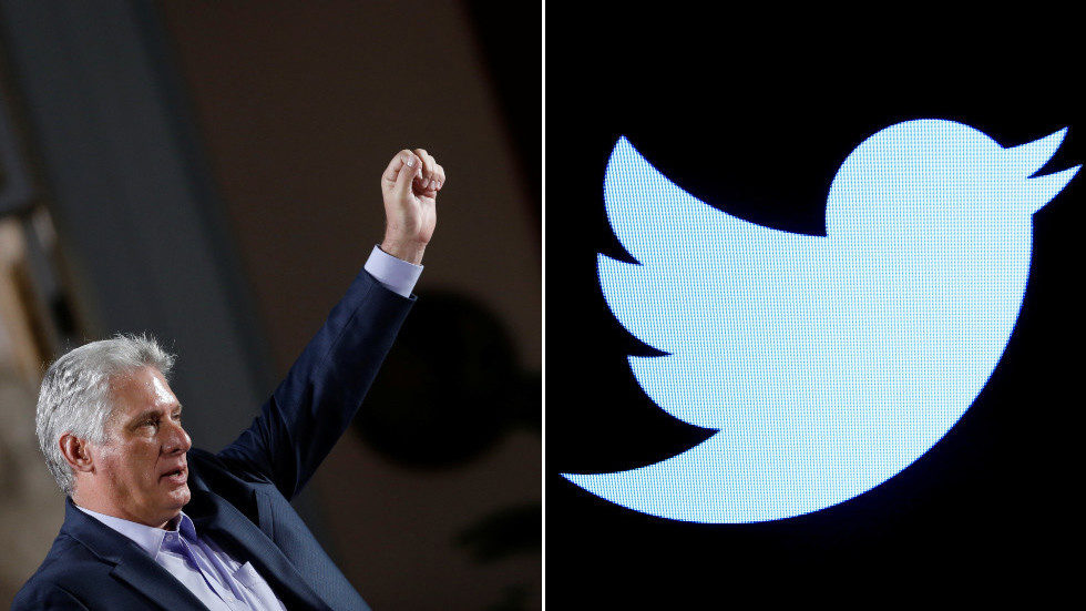 Cuban President Miguel Diaz-Canel banned Twitter
