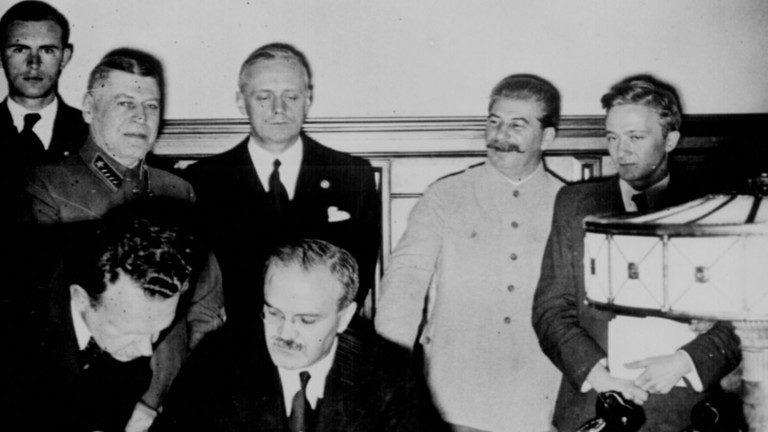 Signing of the Molotov-Ribbentrop Pact