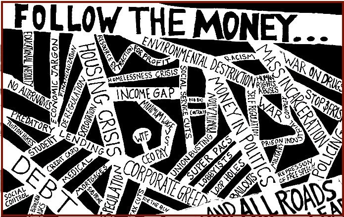 Click to enlarge Follow the money...