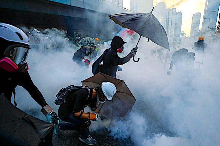 tear gas hong kong