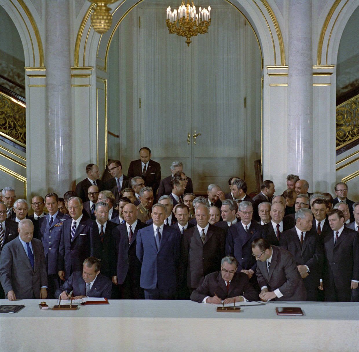 Click to enlarge Brezhnev and Nixon
