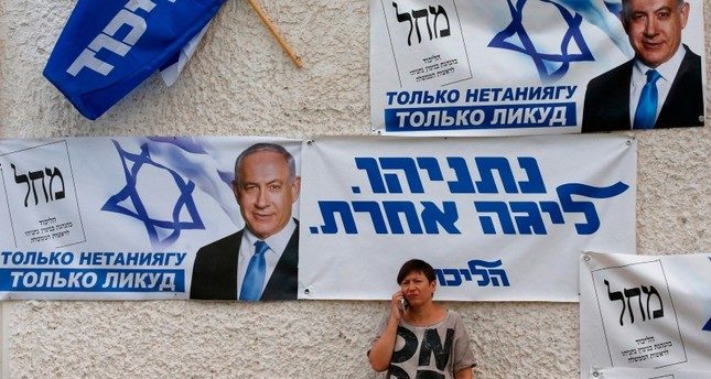 Click to enlarge netanyahu campaign posters