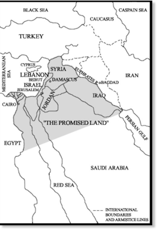 greater Israel map
