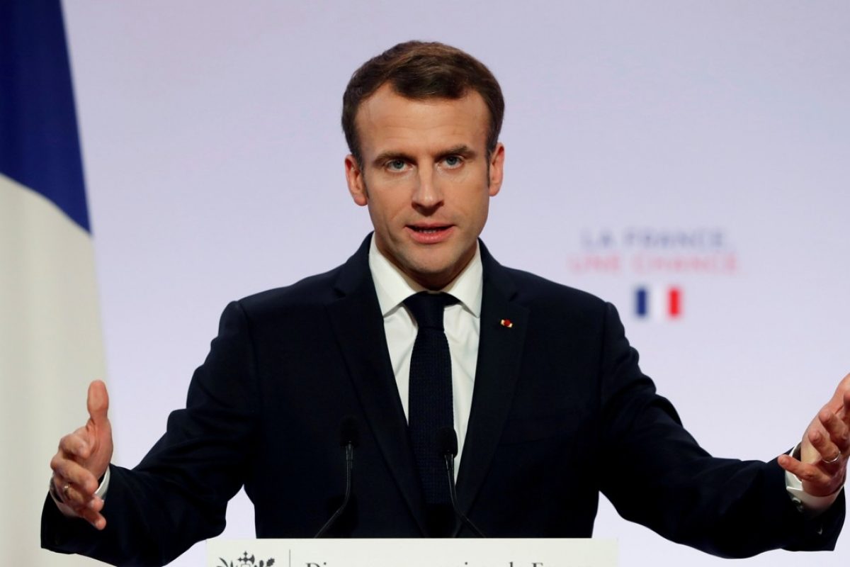 Click to enlarge Emmanuel Macron