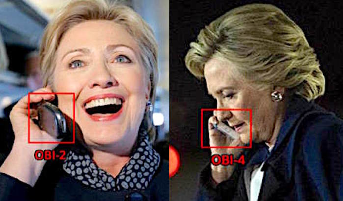 Hillary phones
