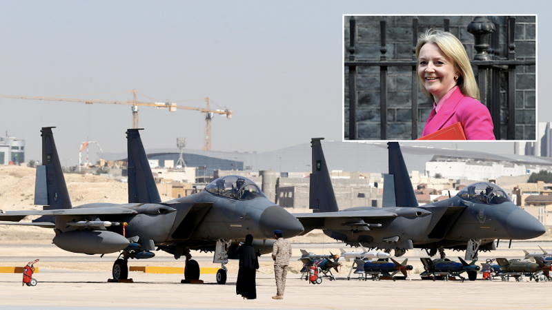 Click to enlarge Uk arms sales Liz Truss