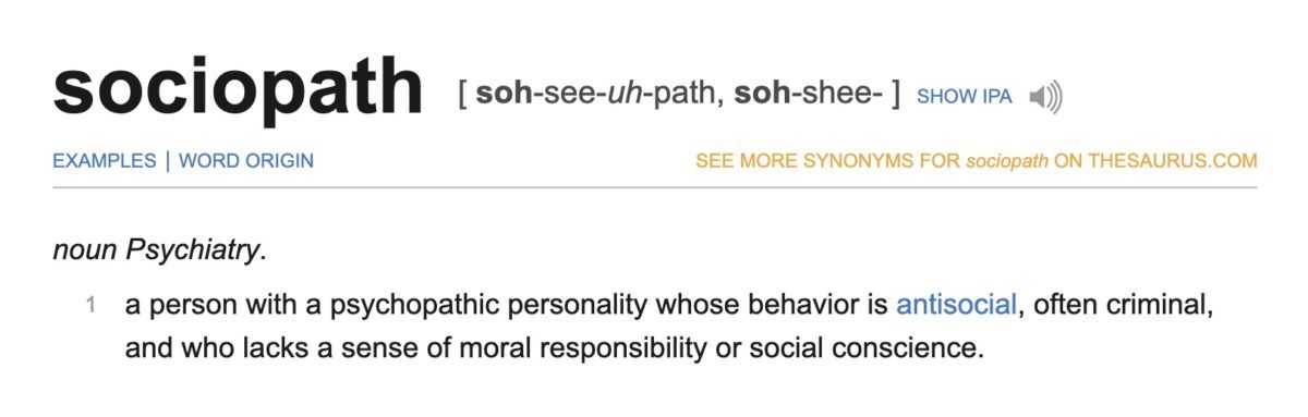 sociopath definition