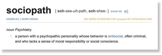 sociopath definition