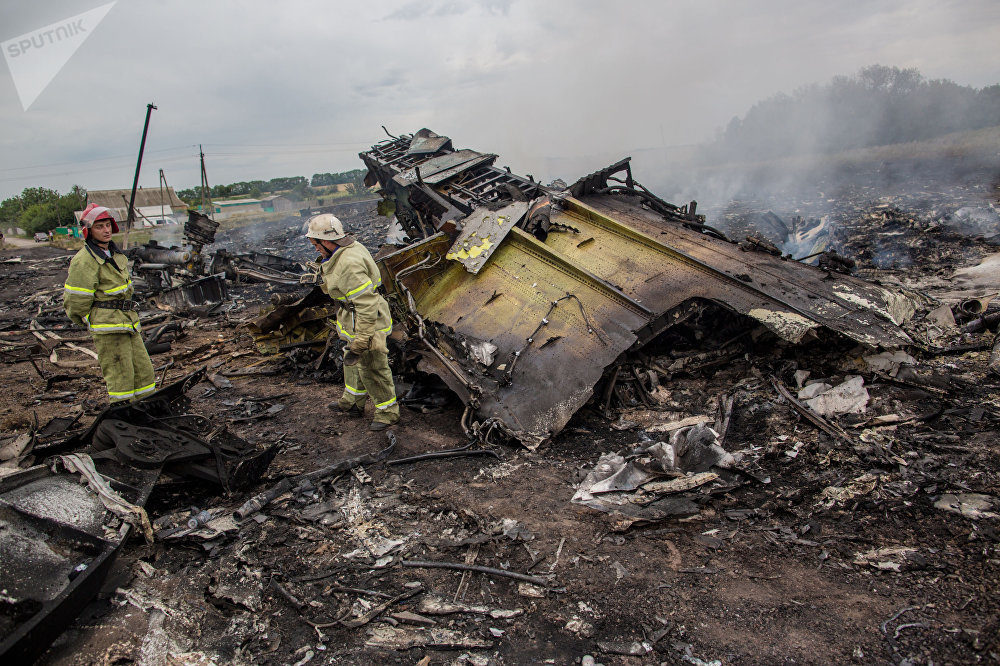 MH17 crash debris