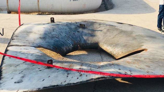 Click to enlarge Saudi oil field strike damage