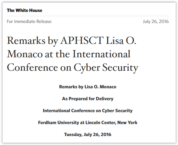 Click to enlarge Fordham cyber security conference