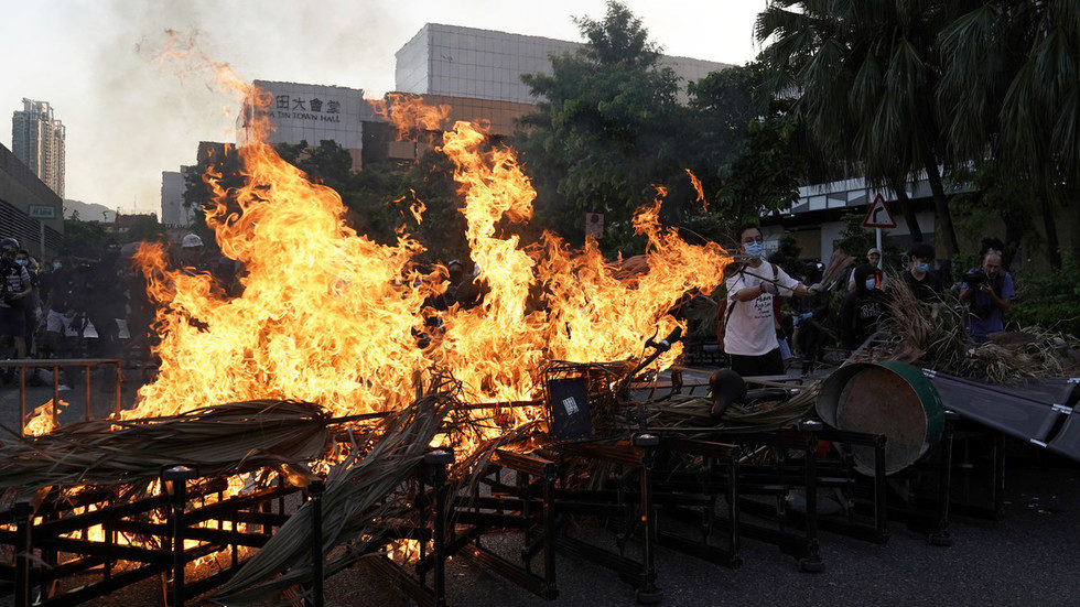 Click to enlarge Hong Kong protest