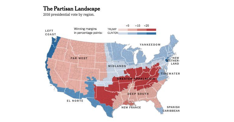 american nations election map
